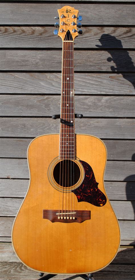 BC RICO (BC RICH) BIRD'S EYE MAPLE, ACOUSTIC DREADNAUGHT GUITAR. For Sale | Antiques.com ...