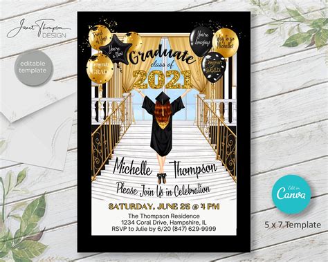 Senior Graduation Invitation Graduation Announcement College - Etsy