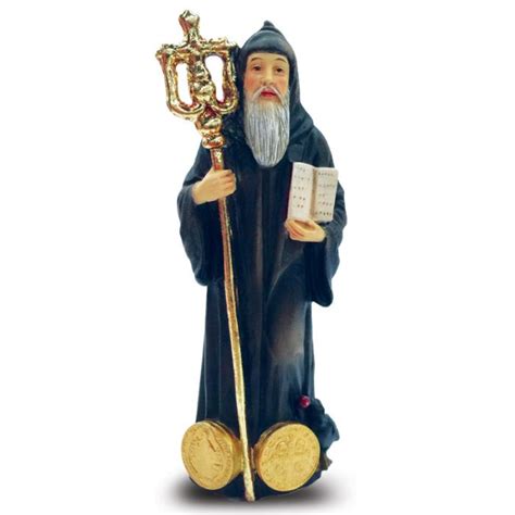 St Benedict Patron Saint Statue | Leaflet Missal