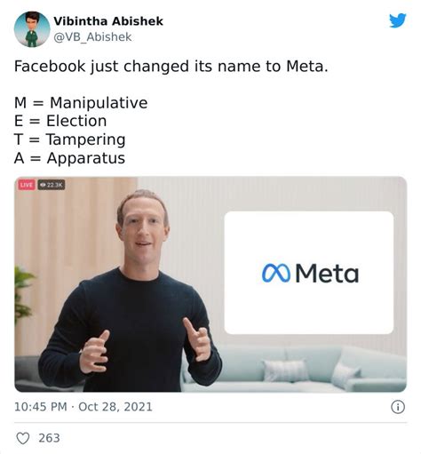 People Are Reacting To Facebook Changing Its Name To "Meta" And Here ...