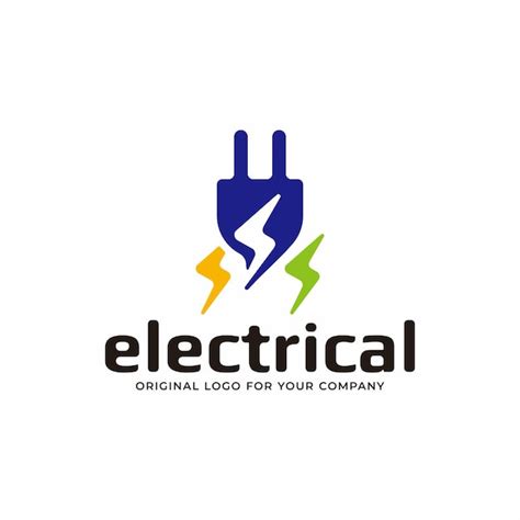 Premium Vector | Creative unique electrical logo design template.