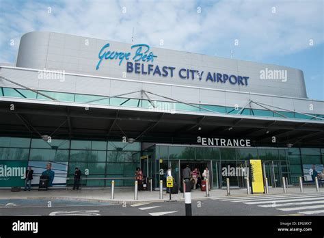 George Best Belfast City Airport entrance Belfast Northern Ireland UK ...