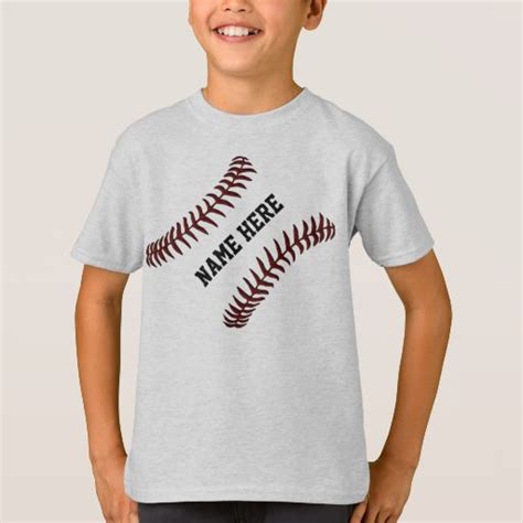 Personalized Baseball Shirts for Kids | Zazzle