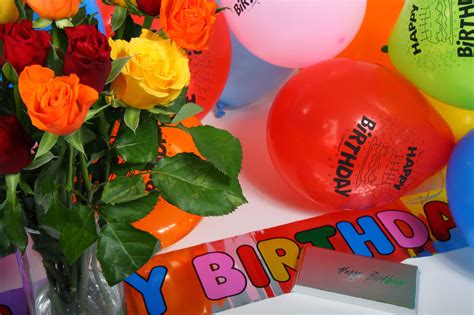 Birthday Balloons Free Stock Photo - Public Domain Pictures