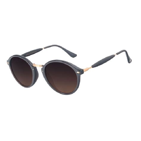 Chilli Beans Round Black Sunglasses - OCCL1677 in Kuwait | Xcite