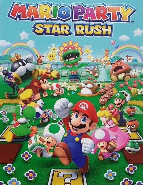 Updated Box Art and Poster for Mario Party: Star Rush - Mario Party Legacy