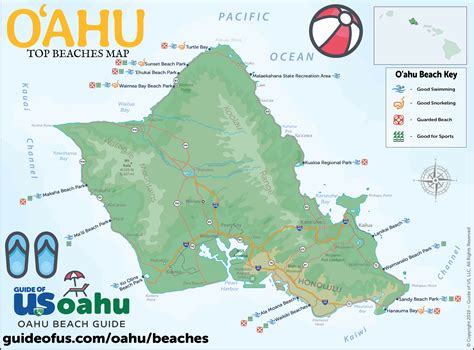 Lanikai Beach Oahu Map - Island Maps