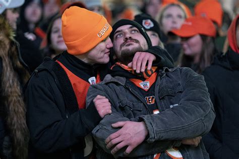 Bengals fans at The Banks go on a roller coaster of emotions during Super Bowl LVI