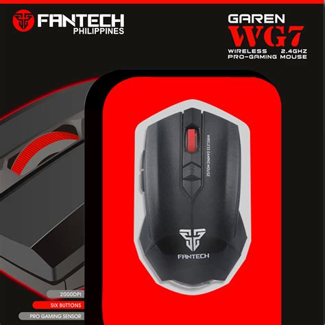 FANTECH Garen WG7 Wireless 2.4GHZ Pro Gaming Mouse - FANTECH