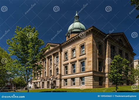 Historic Courthouse - Ironton, Ohio Stock Image - Image of green ...