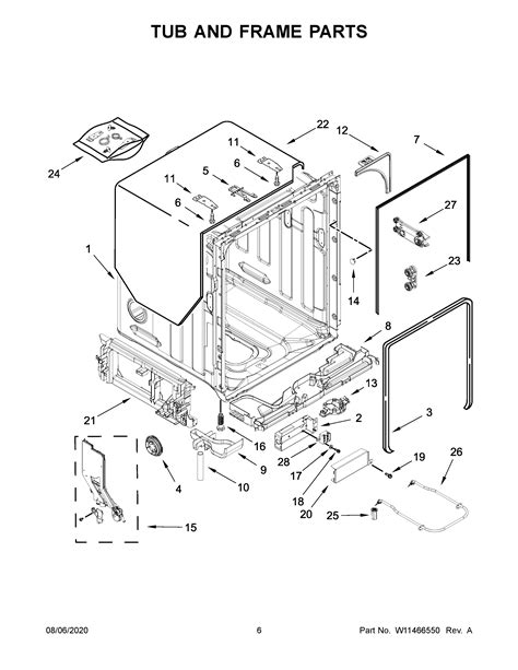 Whirlpool Dishwasher Parts Diagram