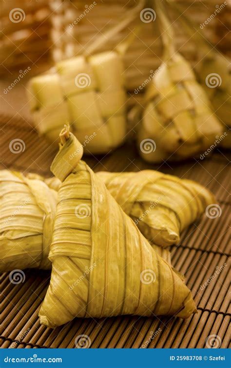 Ketupat Daun Palas stock photo. Image of islamic, asia - 25983708