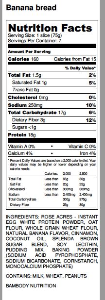 BANANA BREAD – BamBody Nutrition