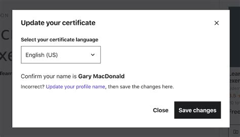 Certificate of Completion: How to Change The Language or Name – Udemy ...