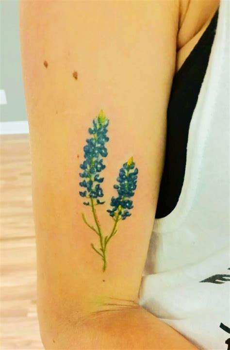 My beautiful Texas bluebonnet tattoo Daisy Tattoo, Floral Tattoo ...