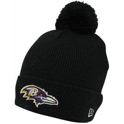 New Era Baltimore Ravens Cuffed Beanie with Pom - Black | Sport outfits ...