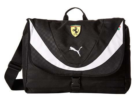 Lyst - Puma Ferrari Replica Shoulder Bag in Black for Men