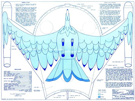 Star Trek Blueprints: Romulan "Bird of Prey" Cruiser