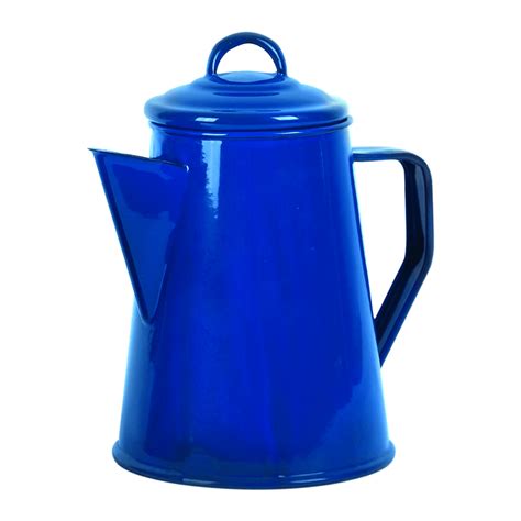 Coffee Pot (1.2L) (Blue) (Enamel) | Lk's