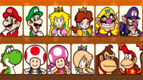 Mario Party Star Rush - All Characters - YouTube