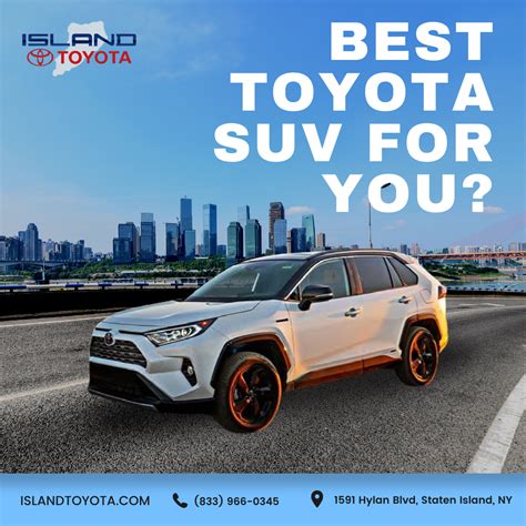 Best Toyota SUV for You Staten Island | Toyota Lease Specials near Brooklyn