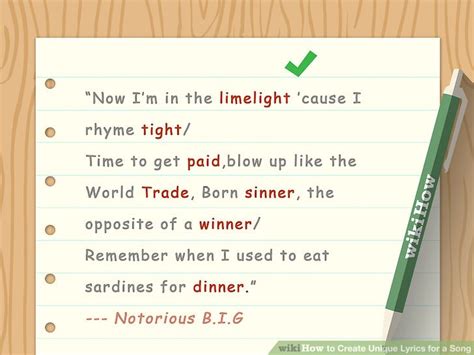 How to Create Unique Lyrics for a Song (with Pictures) - wikiHow