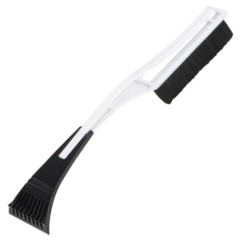 Ice scraper with brush