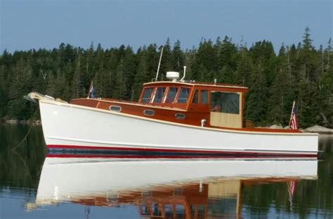 1973 Bunker & Ellis Downeast Lobster Yacht Power Boat For Sale