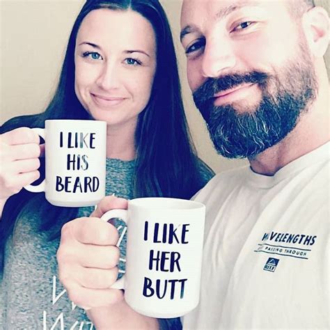 These mugs make me lol every time! I like his beard I like her butt mug set available in the ...