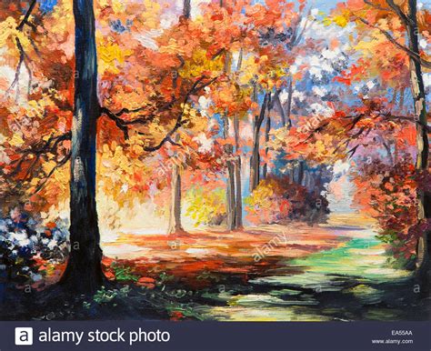 Oil Painting Autumn Landscape at PaintingValley.com | Explore ...