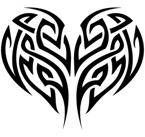 20 Beautiful Tribal Heart Tattoos