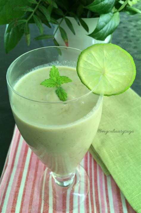 Avocado Milkshake - My Culinary Saga