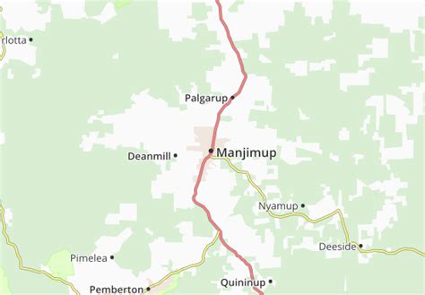 MICHELIN Manjimup map - ViaMichelin