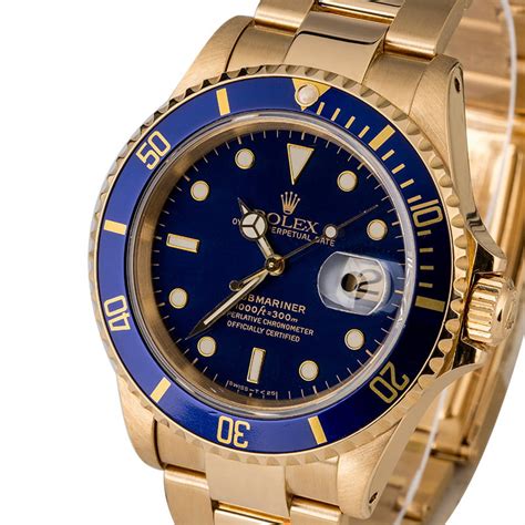 Buy Used Rolex Submariner 16618 | Bob's Watches - Sku: 121242