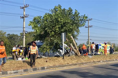 Bangkok Post - Monk, three women killed in van crash