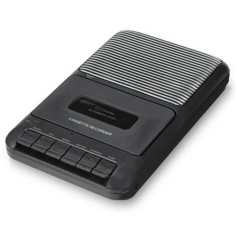 Onn Portable Cassette Recorder Showbox, Black - Walmart.com - Walmart.com