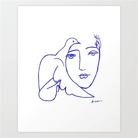 Dove Face by Picasso Art Print by eeyebrows - X-Small | Picasso art ...