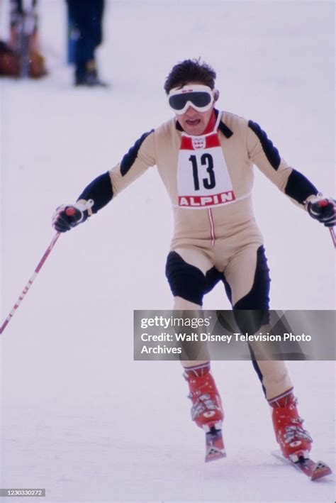 Franz Klammer competing in the Men's giant slalom skiing event at the ...