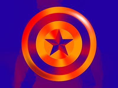 Captain America Shield - Marvel by Dhaval Solanki on Dribbble