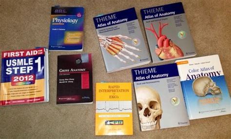 Med School Essentials (MUST HAVE BOOKS)! | Med school, School ...