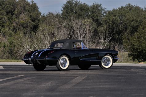 1958, Chevrolet, Corvette, Black, Muscle, Classic, Old, Usa, 4288x2848 ...