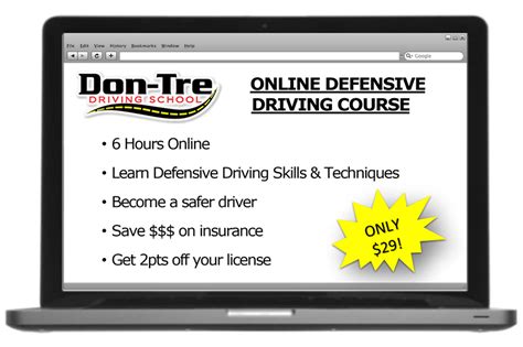 Online Defensive Driving Course – Don-Tre Driving School