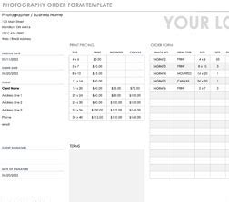 Sales Order Form Template Excel