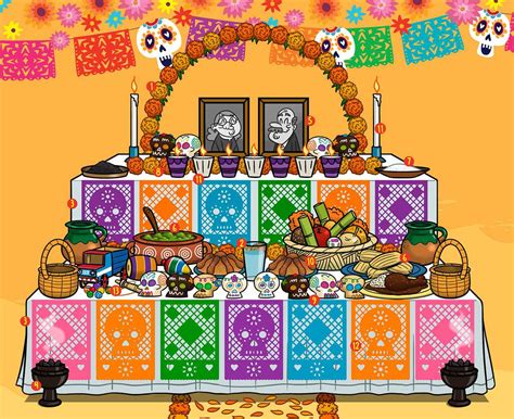 Day of the dead altar - online puzzle