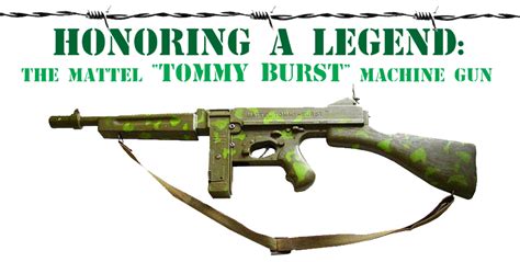 Mattel Tommyburst Toy Machine Gun