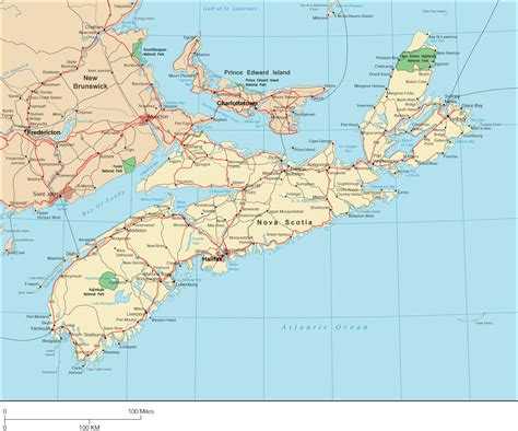 Nova Scotia Map - Nova Scotia Canada • mappery