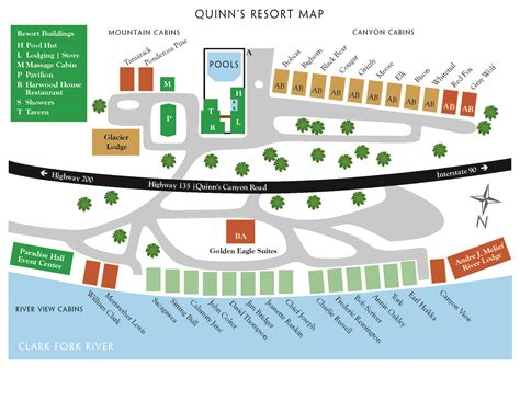 Resort Map — Quinn's Hot Springs Resort