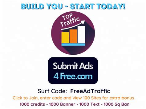 Submit Ads 4 Free Monthly Promo