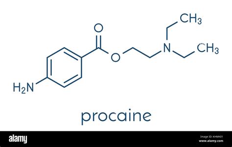 Procaine topical anesthetic drug Stock Vector Images - Alamy