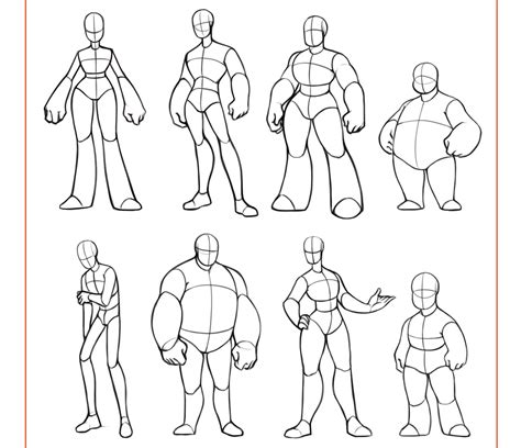 Body Type Reference Art